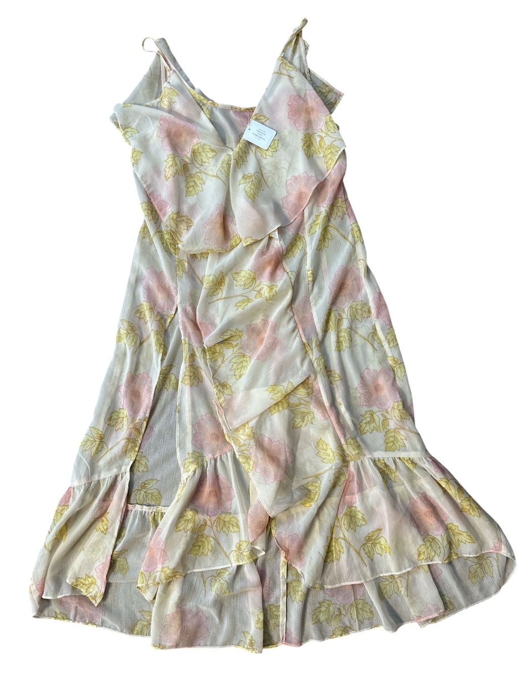 Free People Floral Ruffle Maxi Top 36” Bust